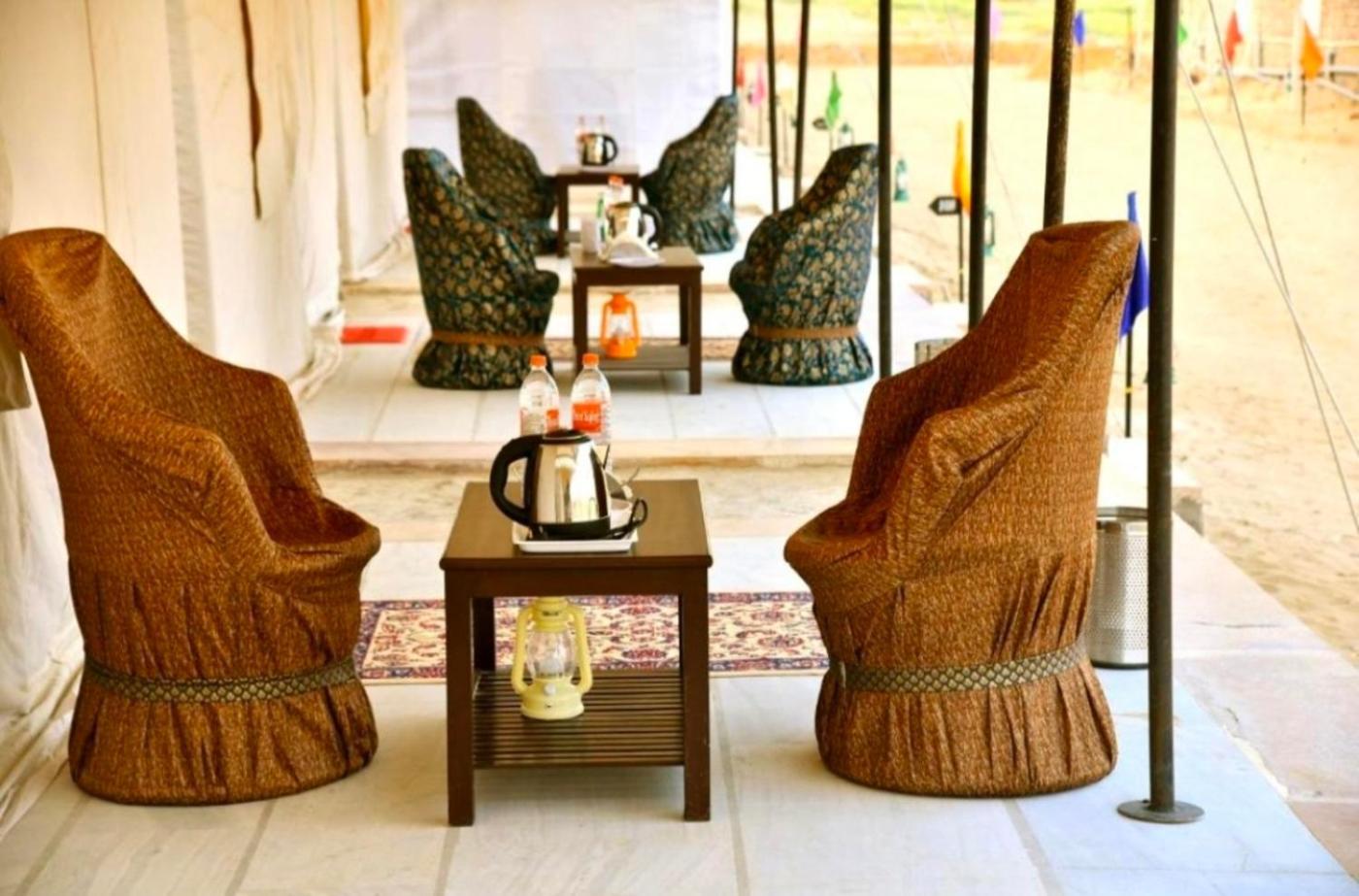 The Saffron Desert Camp Jaisalmer Exterior foto